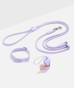 Quick-Release Collar + Hands-Free Rope Leash Walk Kit